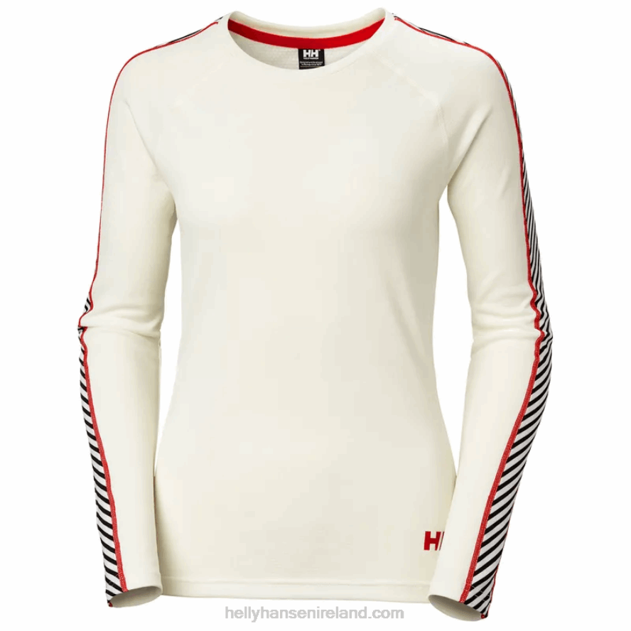 JADE 8V222F2077 Helly-Hansen WOMEN'S LIFA ACTIVE STRIPE CREW BASE LAYER
