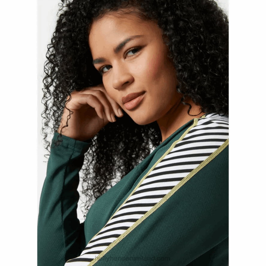 OFFWHITE 8V222F2078 Helly-Hansen WOMEN'S LIFA ACTIVE STRIPE CREW BASE LAYER