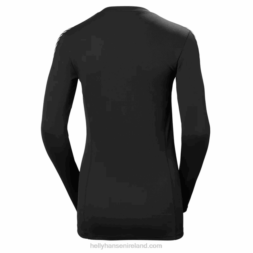 WHITE 8V222F2081 Helly-Hansen WOMEN'S HH LIFA LONG-SLEEVE CREW BASE LAYER