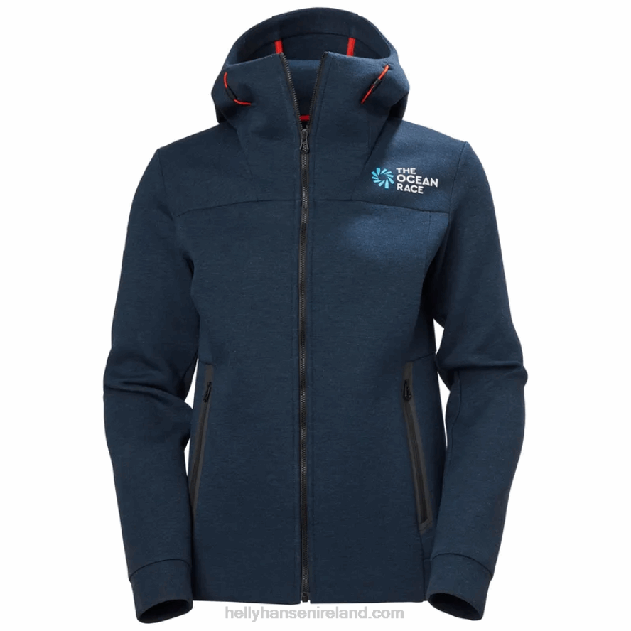 GREY MELANG 8V222F2697 Helly-Hansen THE OCEAN RACE WOMEN'S HOODIE JACKET