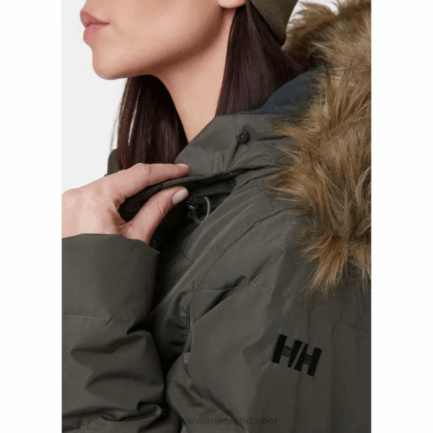RED 8V222F1603 Helly-Hansen WOMEN'S ADEN DOWN PARKA