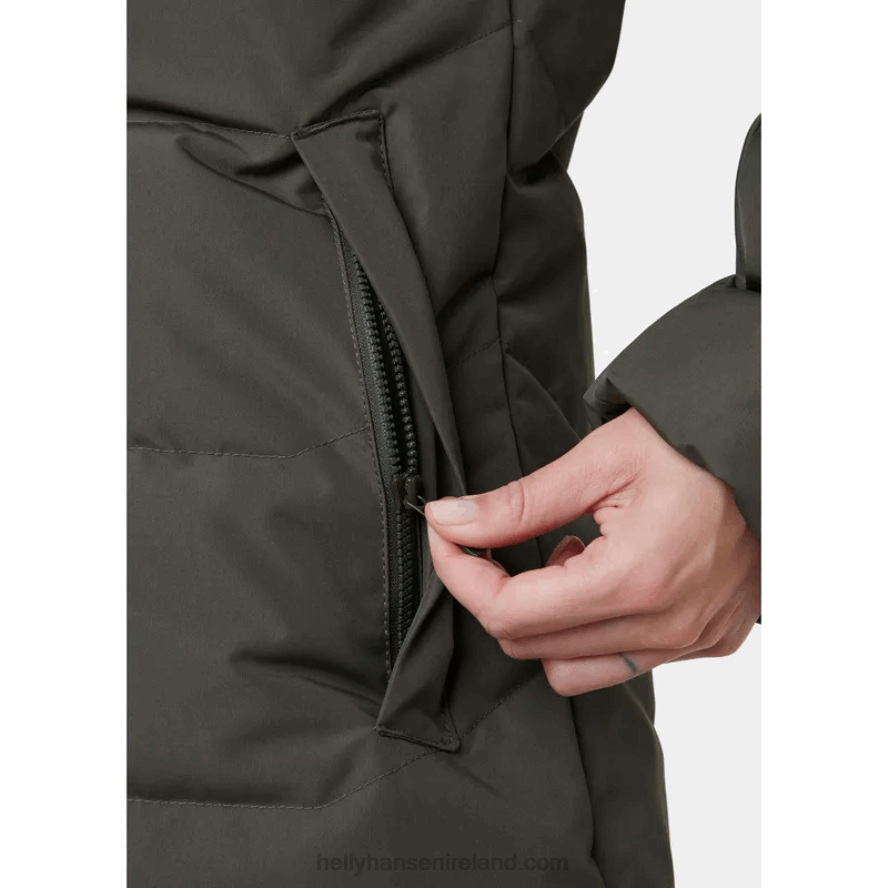 RED 8V222F1603 Helly-Hansen WOMEN'S ADEN DOWN PARKA