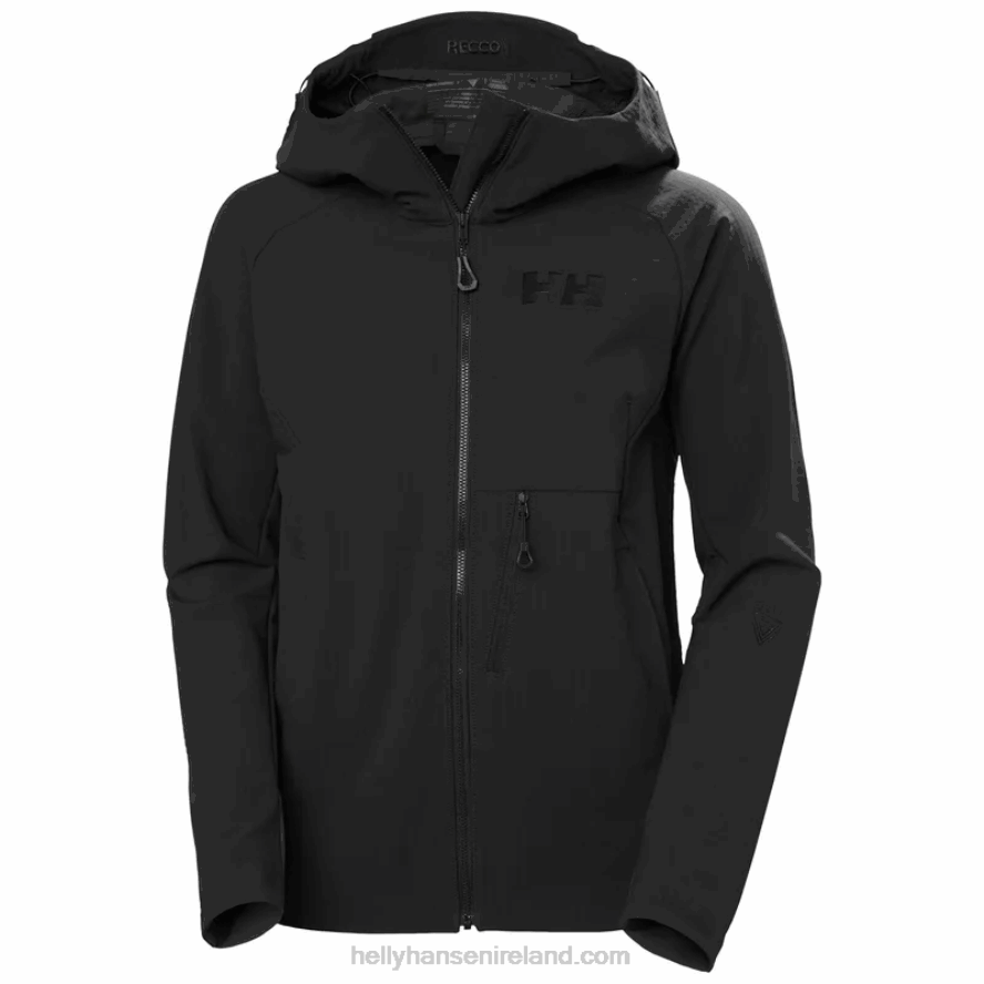 BLACK 8V222F1512 Helly-Hansen WOMEN'S ODIN PRO SHIELD HYBRID SOFTSHELL JACKET