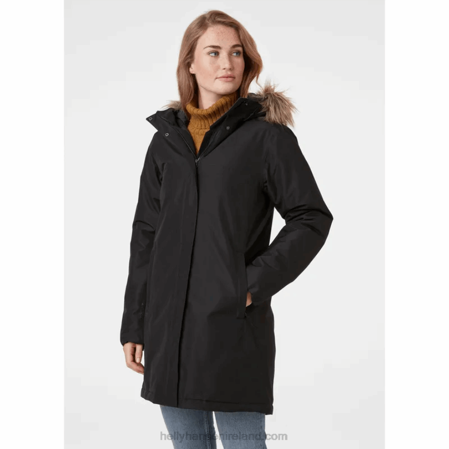 BLACK 8V222F1619 Helly-Hansen WOMEN'S ADEN WINTER PARKA