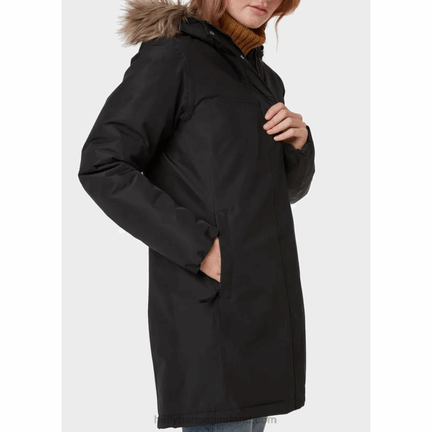 BLACK 8V222F1619 Helly-Hansen WOMEN'S ADEN WINTER PARKA