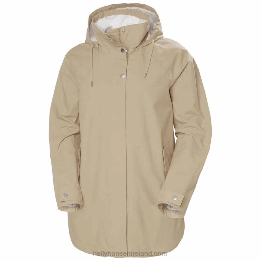 AZURITE/ESSENTIAL Y 8V222F2607 Helly-Hansen WOMEN'S VALENTIA RAINCOAT