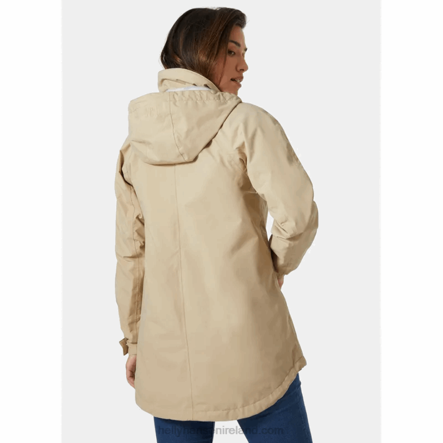 AZURITE/ESSENTIAL Y 8V222F2607 Helly-Hansen WOMEN'S VALENTIA RAINCOAT