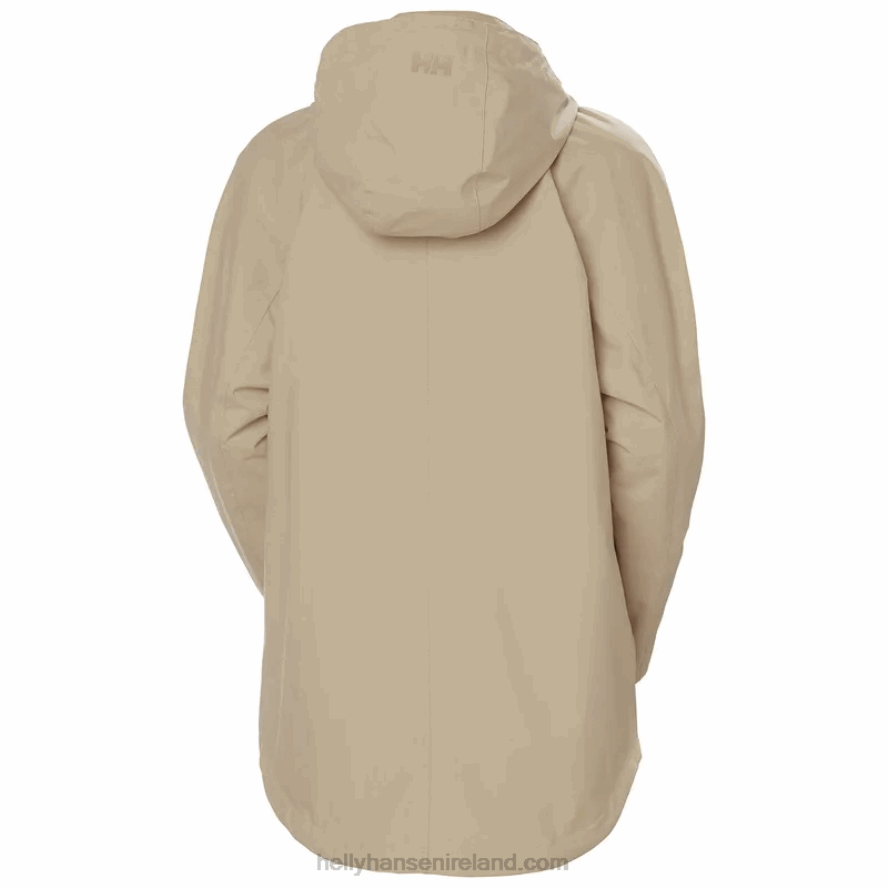 AZURITE/ESSENTIAL Y 8V222F2607 Helly-Hansen WOMEN'S VALENTIA RAINCOAT