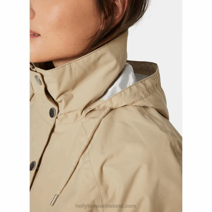 AZURITE/ESSENTIAL Y 8V222F2607 Helly-Hansen WOMEN'S VALENTIA RAINCOAT