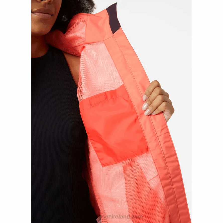 BLACK 8V222F1519 Helly-Hansen WOMEN'S SEVEN J RAIN JACKET