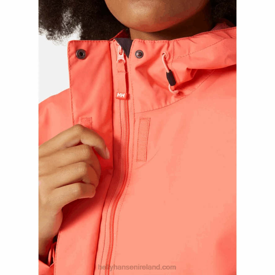 BLACK 8V222F1519 Helly-Hansen WOMEN'S SEVEN J RAIN JACKET