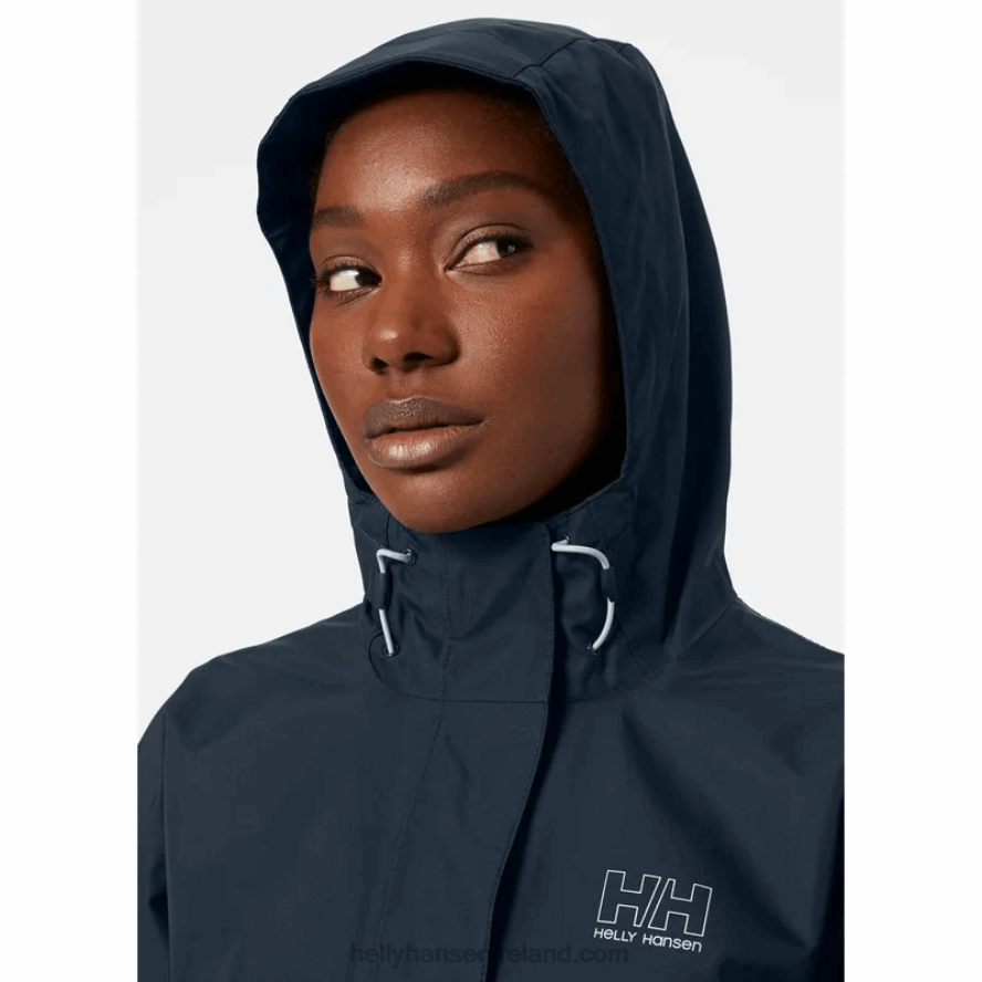 BLACK 8V222F1524 Helly-Hansen WOMEN'S SEVEN J RAIN JACKET