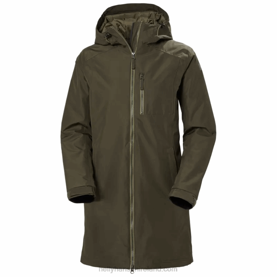 BLACK 8V222F1549 Helly-Hansen WOMEN'S BELFAST LONG WINTER JACKET