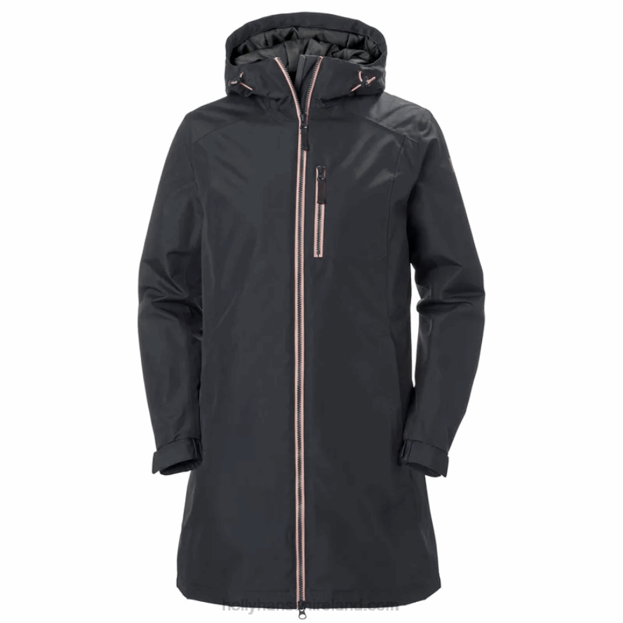 BLACK 8V222F1552 Helly-Hansen WOMEN'S BELFAST LONG WINTER JACKET