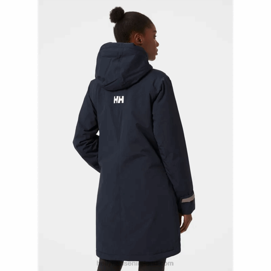 BLACK 8V222F1556 Helly-Hansen WOMEN'S ADORE INSULATED RAINCOAT
