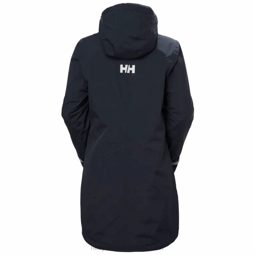BLACK 8V222F1556 Helly-Hansen WOMEN'S ADORE INSULATED RAINCOAT