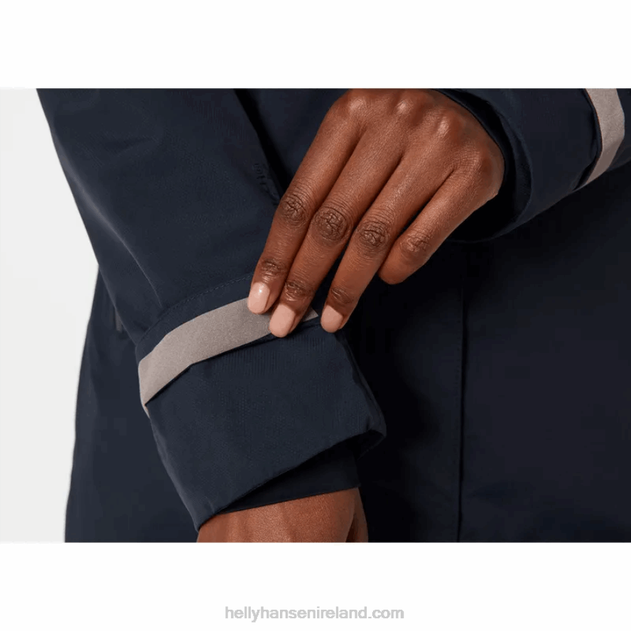 BLACK 8V222F1556 Helly-Hansen WOMEN'S ADORE INSULATED RAINCOAT