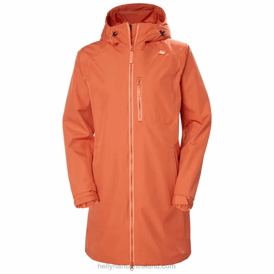 BLACK 8V222F1559 Helly-Hansen WOMEN'S LONG BELFAST JACKET