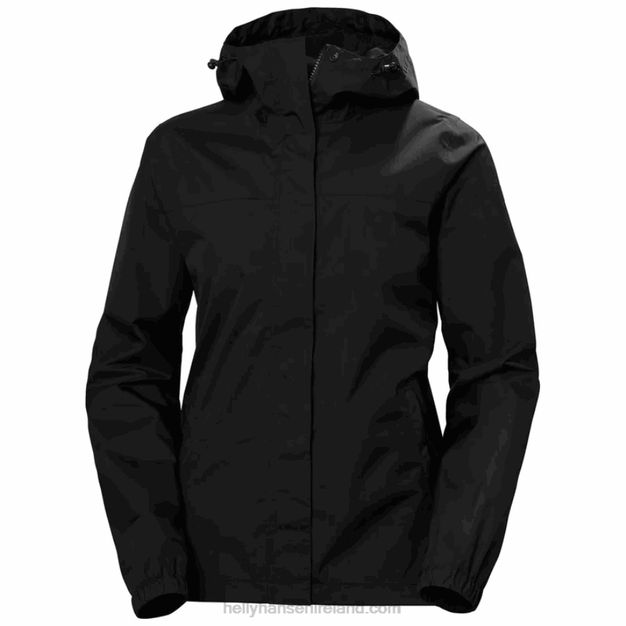 BLACK 8V222F2785 Helly-Hansen WOMEN'S JUELL WATERPROOF JACKET