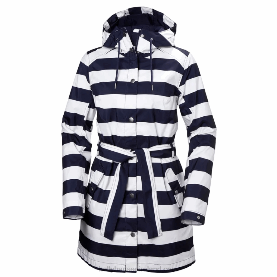 BLACK/NAVY 8V222F2602 Helly-Hansen WOMEN'S LYNESS II RAINCOAT