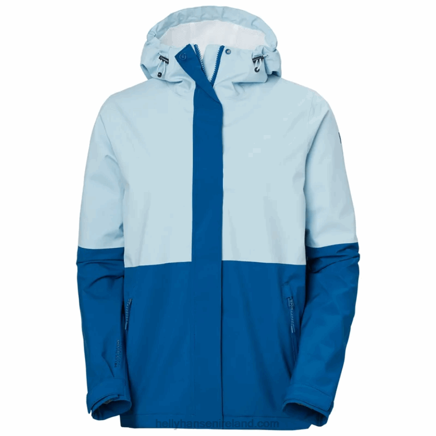 BRIGHT BLUE 8V222F2618 Helly-Hansen WOMEN'S JUELL STORM WATERPROOF JACKET