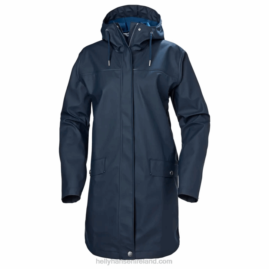 ESSENTIAL Y 8V222F1569 Helly-Hansen WOMEN'S MOSS RAINCOAT