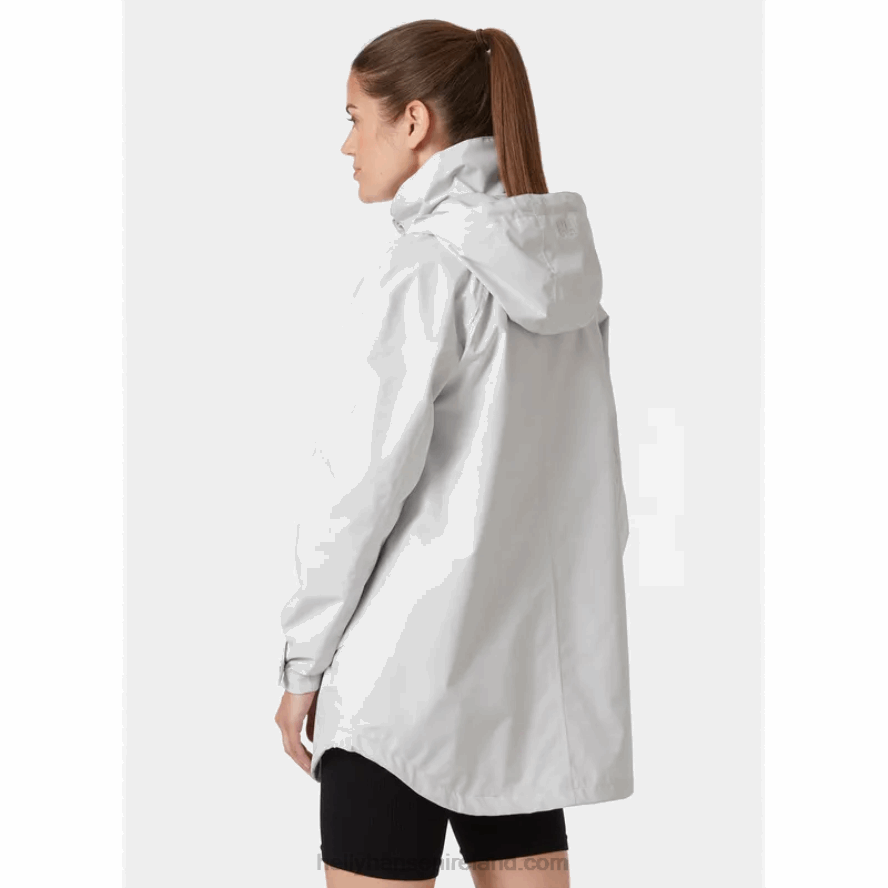 ESSENTIAL Y/HH KHAKI 8V222F2608 Helly-Hansen WOMEN'S VALENTIA RAINCOAT