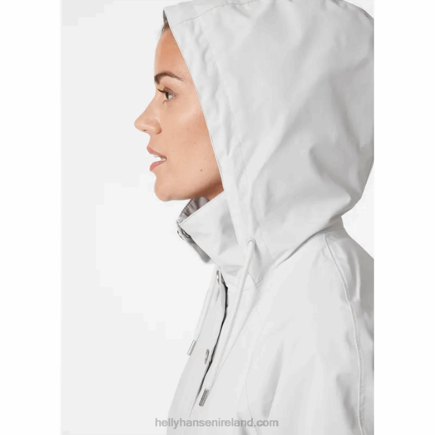 ESSENTIAL Y/HH KHAKI 8V222F2608 Helly-Hansen WOMEN'S VALENTIA RAINCOAT