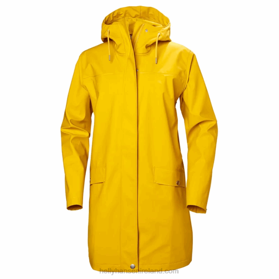 GREY FOG ES 8V222F1568 Helly-Hansen WOMEN'S MOSS RAINCOAT
