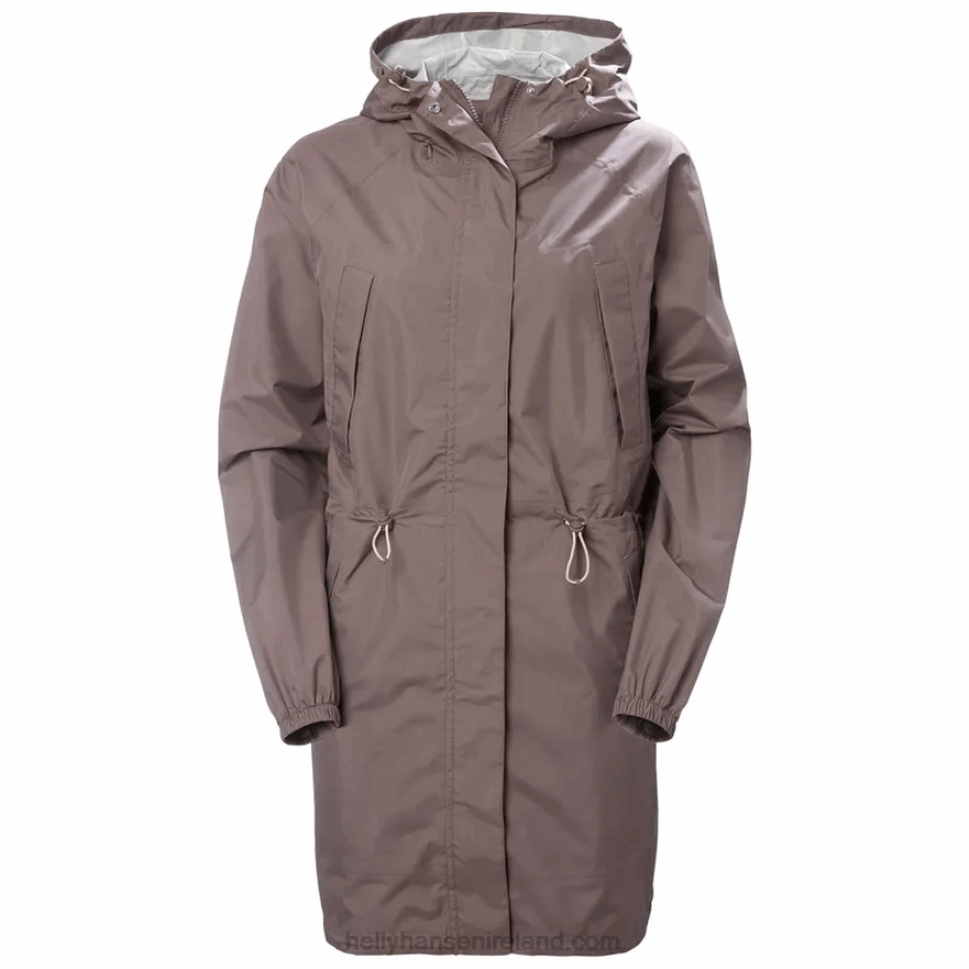 GREY FOG ES 8V222F2614 Helly-Hansen WOMEN'S ESCAPE RAINCOAT