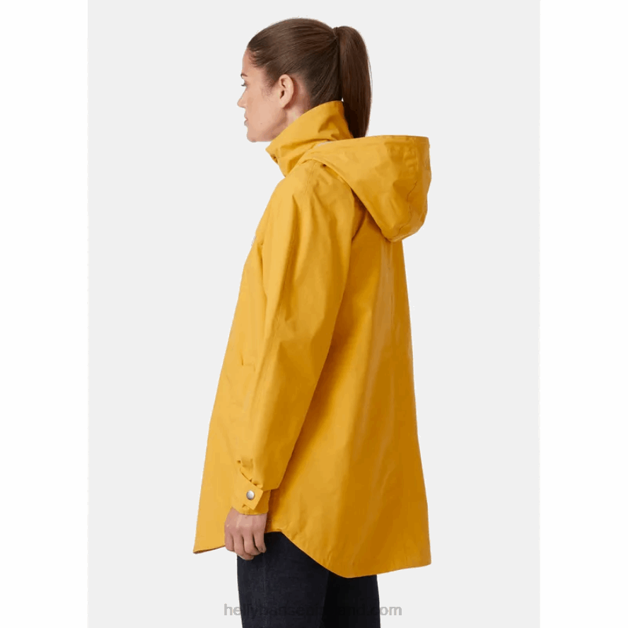 HH KHAKI/NIMBUS CLOU 8V222F2609 Helly-Hansen WOMEN'S VALENTIA RAINCOAT