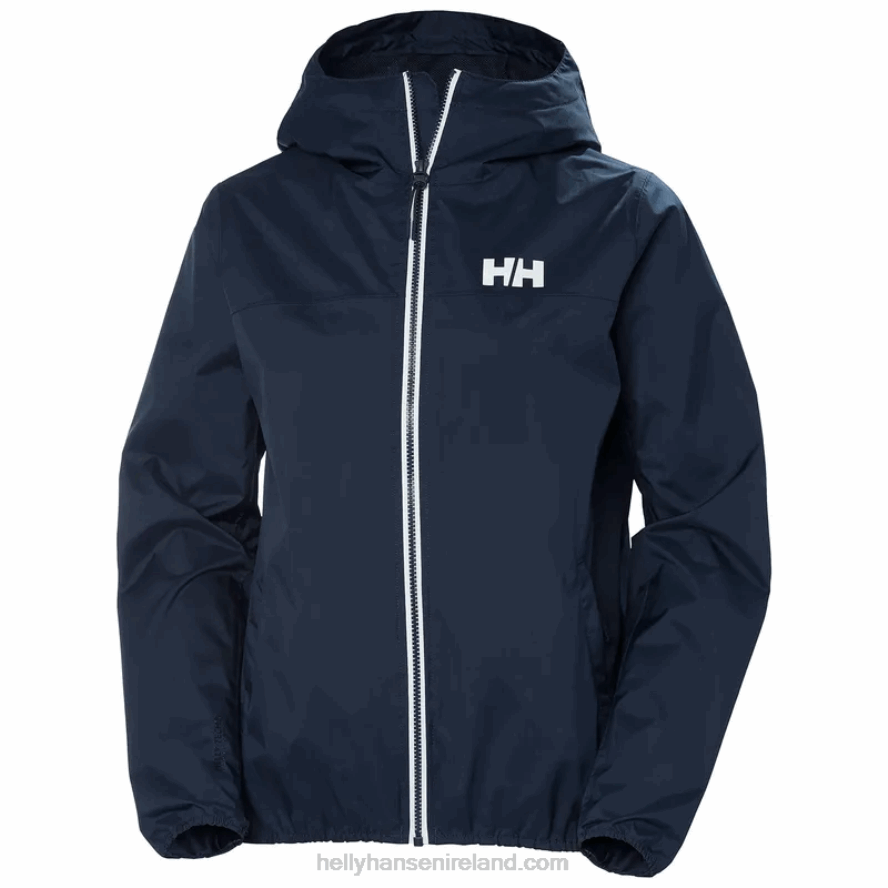 JADE ESRA/BLACK 8V222F2601 Helly-Hansen WOMEN'S BELFAST II PACKABLE JACKET