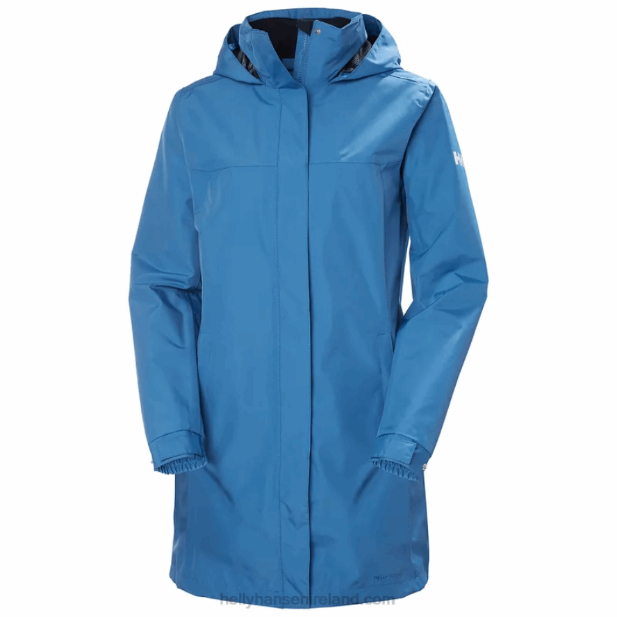 NAVY 8V222F1541 Helly-Hansen WOMEN'S ADEN LONG RAIN JACKET
