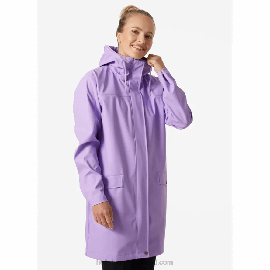 NAVY 8V222F1565 Helly-Hansen WOMEN'S MOSS RAINCOAT