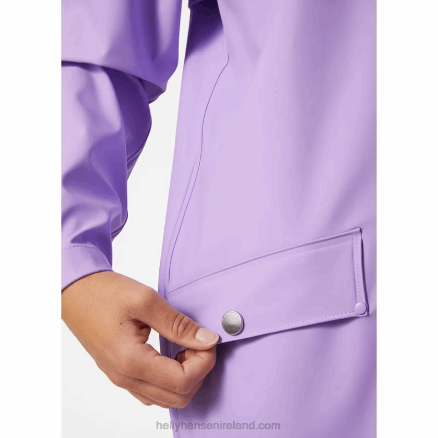 NAVY 8V222F1565 Helly-Hansen WOMEN'S MOSS RAINCOAT