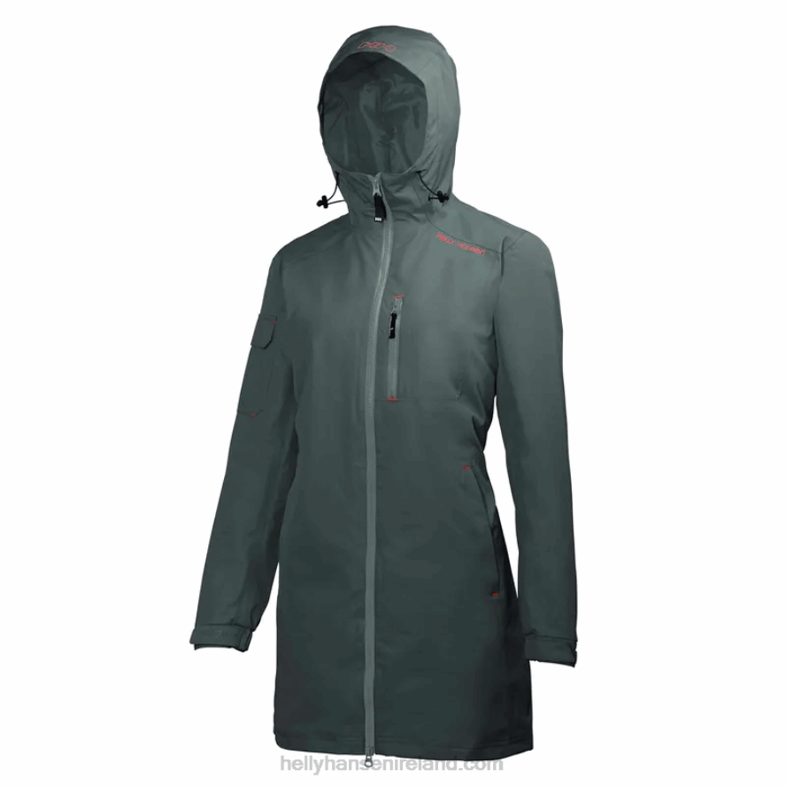 SPRUCE 8V222F1561 Helly-Hansen WOMEN'S LONG BELFAST JACKET