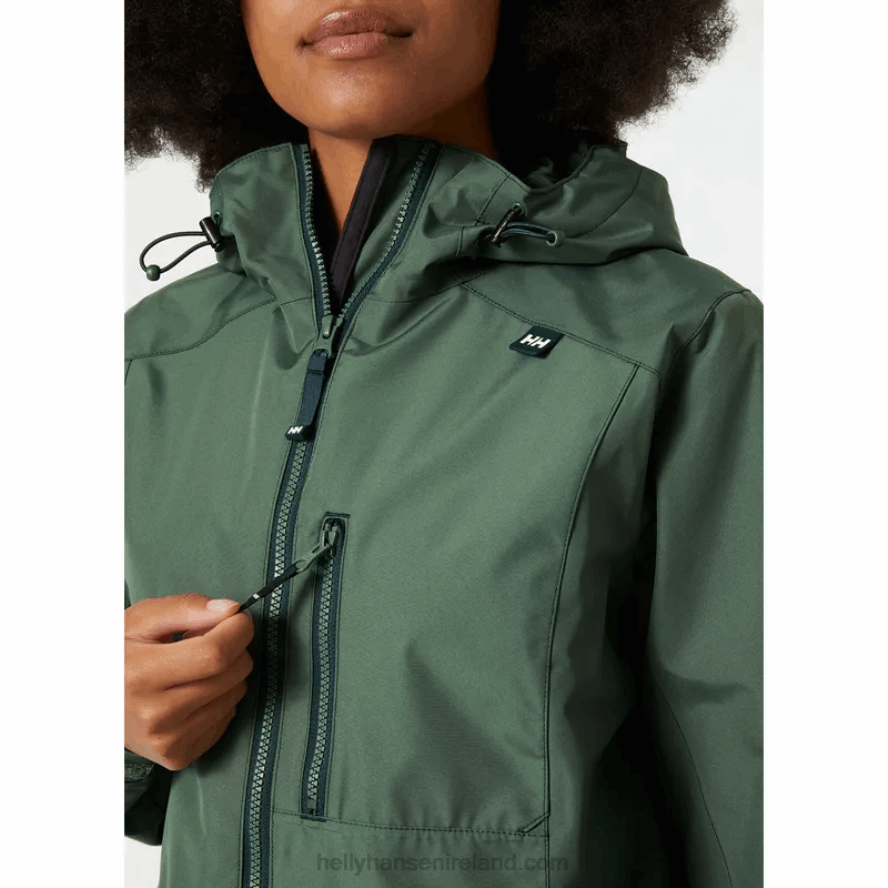 TERRACOTTA 8V222F1560 Helly-Hansen WOMEN'S LONG BELFAST JACKET