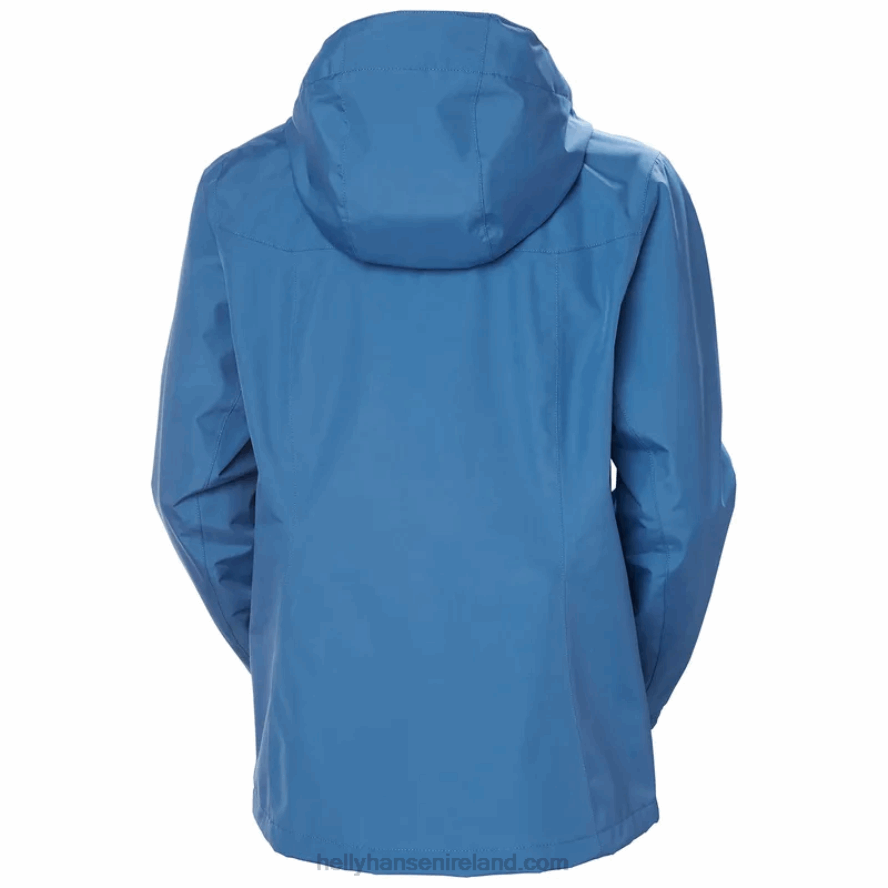 WHITE/NAVY 8V222F2578 Helly-Hansen WOMEN'S ADEN RAIN JACKET