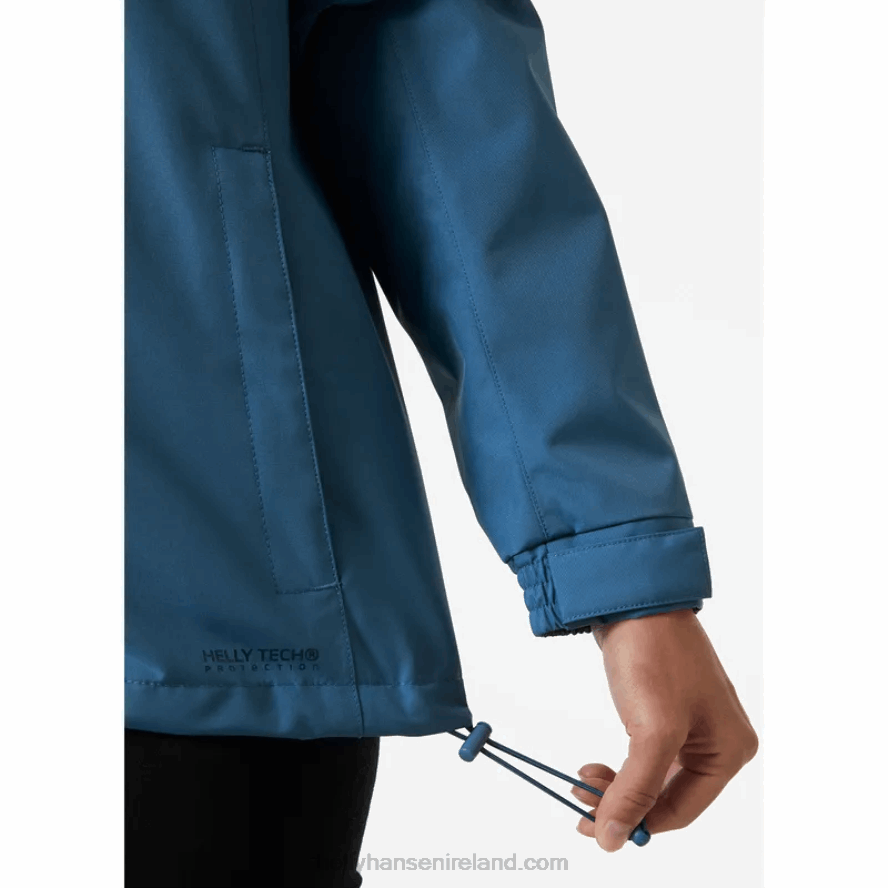 WHITE/NAVY 8V222F2578 Helly-Hansen WOMEN'S ADEN RAIN JACKET