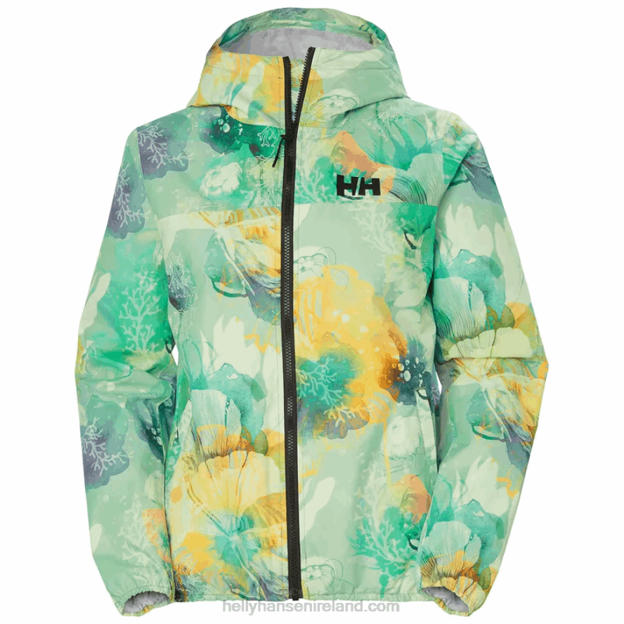 YELLOW CREA 8V222F2599 Helly-Hansen WOMEN'S BELFAST II PACKABLE JACKET