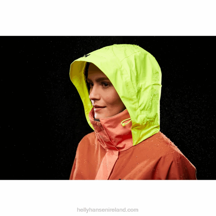 ALERT RED 8V222F1333 Helly-Hansen WOMEN'S NEWPORT COASTAL SAILING JACKET