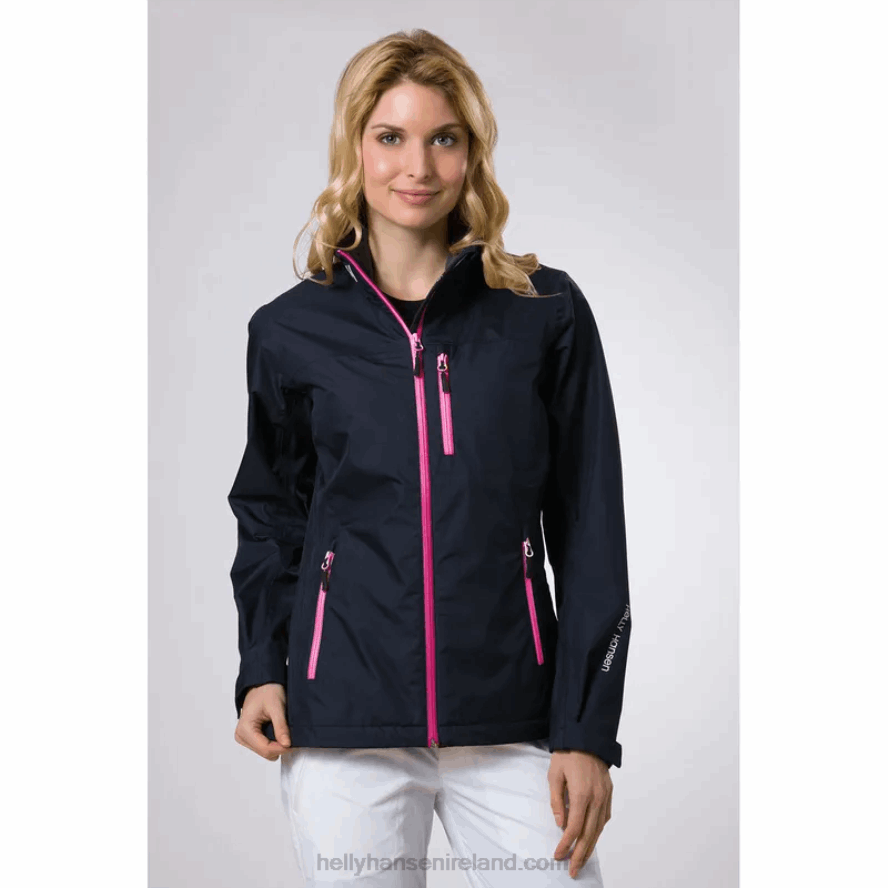 BLACK 8V222F1367 Helly-Hansen WOMEN'S CREW SAILING JACKET
