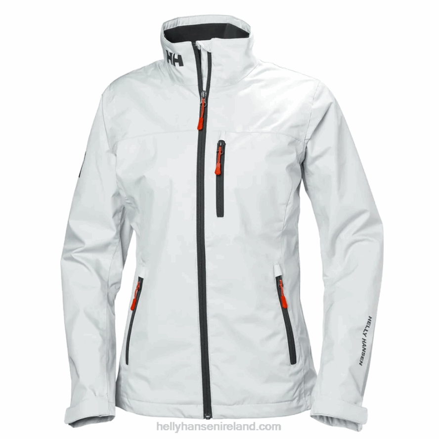 GREY FOG 8V222F1364 Helly-Hansen WOMEN'S CREW SAILING JACKET