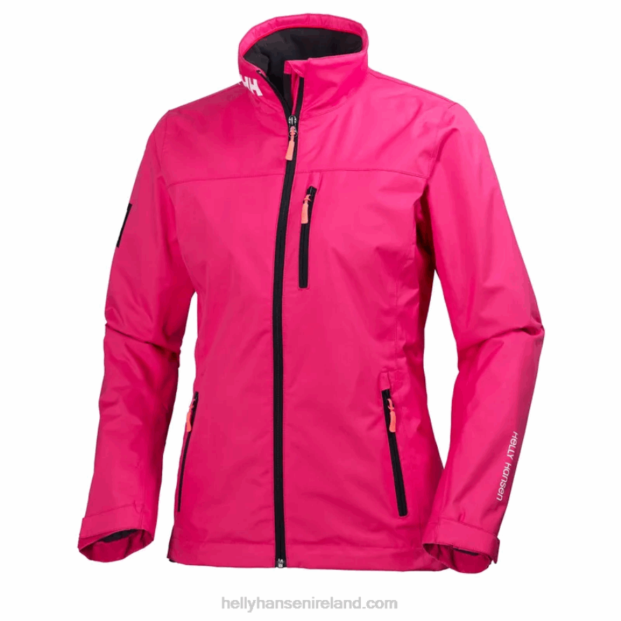RED 8V222F1366 Helly-Hansen WOMEN'S CREW SAILING JACKET