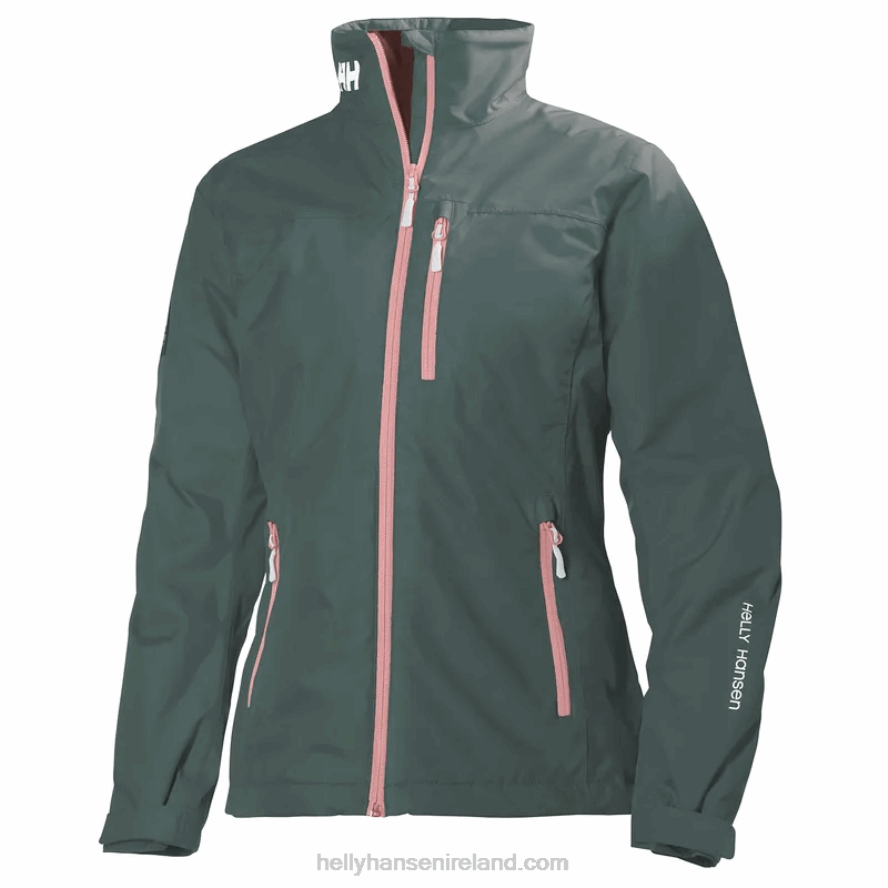 RED 8V222F1366 Helly-Hansen WOMEN'S CREW SAILING JACKET