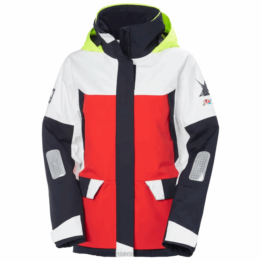 TERRACOTTA 8V222F1334 Helly-Hansen WOMEN'S NEWPORT COASTAL SAILING JACKET