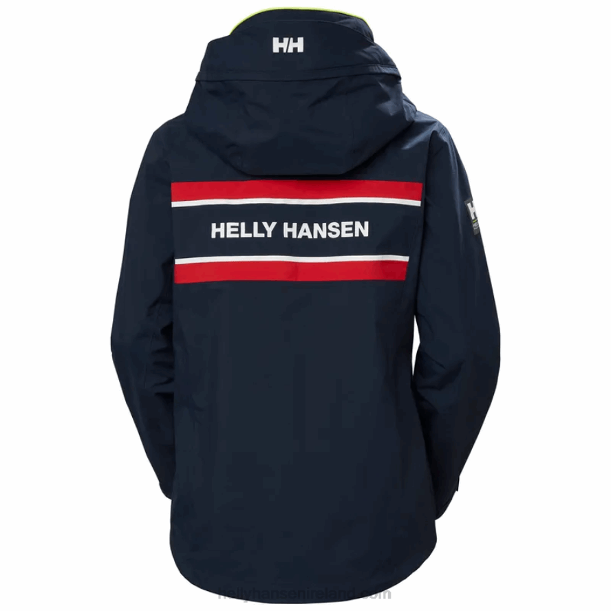 WHITE 8V222F1317 Helly-Hansen WOMEN'S SALTHOLM SAILING JACKET