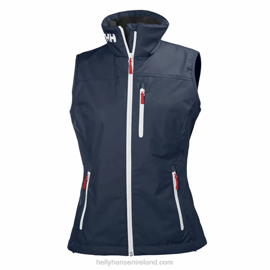WHITE 8V222F1345 Helly-Hansen WOMEN'S CREW SAILING VEST