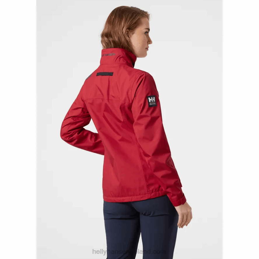 WHITE 8V222F1365 Helly-Hansen WOMEN'S CREW SAILING JACKET