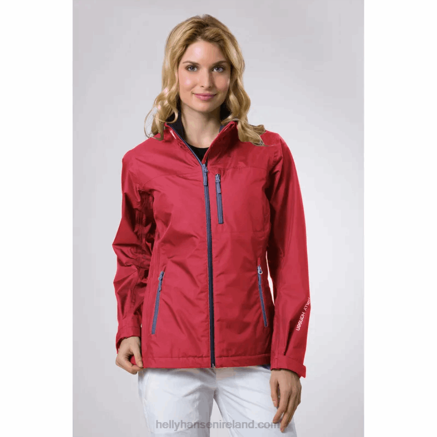 WHITE 8V222F1365 Helly-Hansen WOMEN'S CREW SAILING JACKET